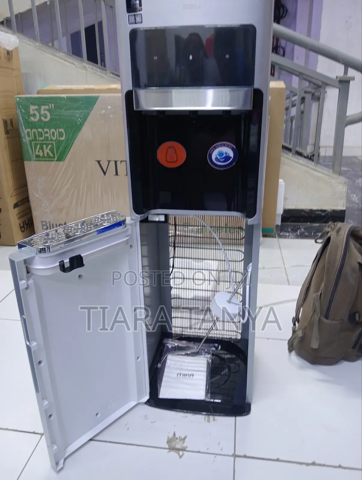 Mika 3 Taps Hot ,Cold and Normal Water Dispenser Bottom Loading