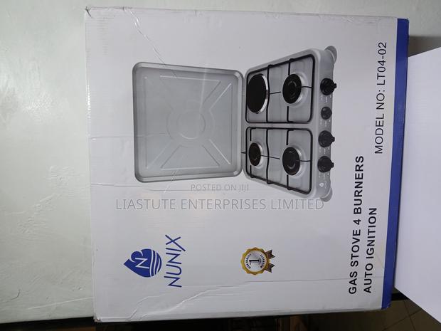 Nunix 3 Gas + 1 Electric Tabletop Cooker – Auto Ignition