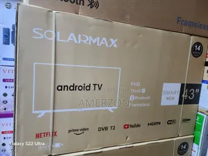 Solarmax 43-Inch Frameless Android Smart Tv