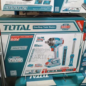 Total Cordless 2 PCS Combo Kit, 20v Industrial Impact Wrench