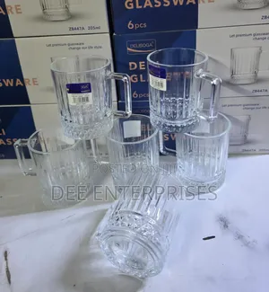 6 PCS Deli 205ml Glass Mug