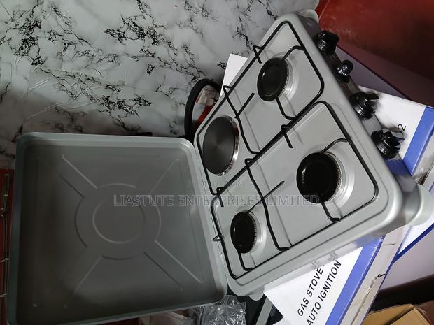Nunix 3 Gas + 1 Hotplate Cooker – Perfect for Any Kitchen