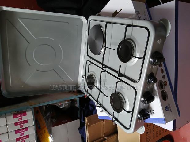3-Burner Gas + 1 Electric Stove – Nunix Tabletop Design
