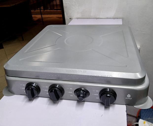 Nunix 3+1 Burner Tabletop Cooker – Gas + Electric Combo - thumbnail 2