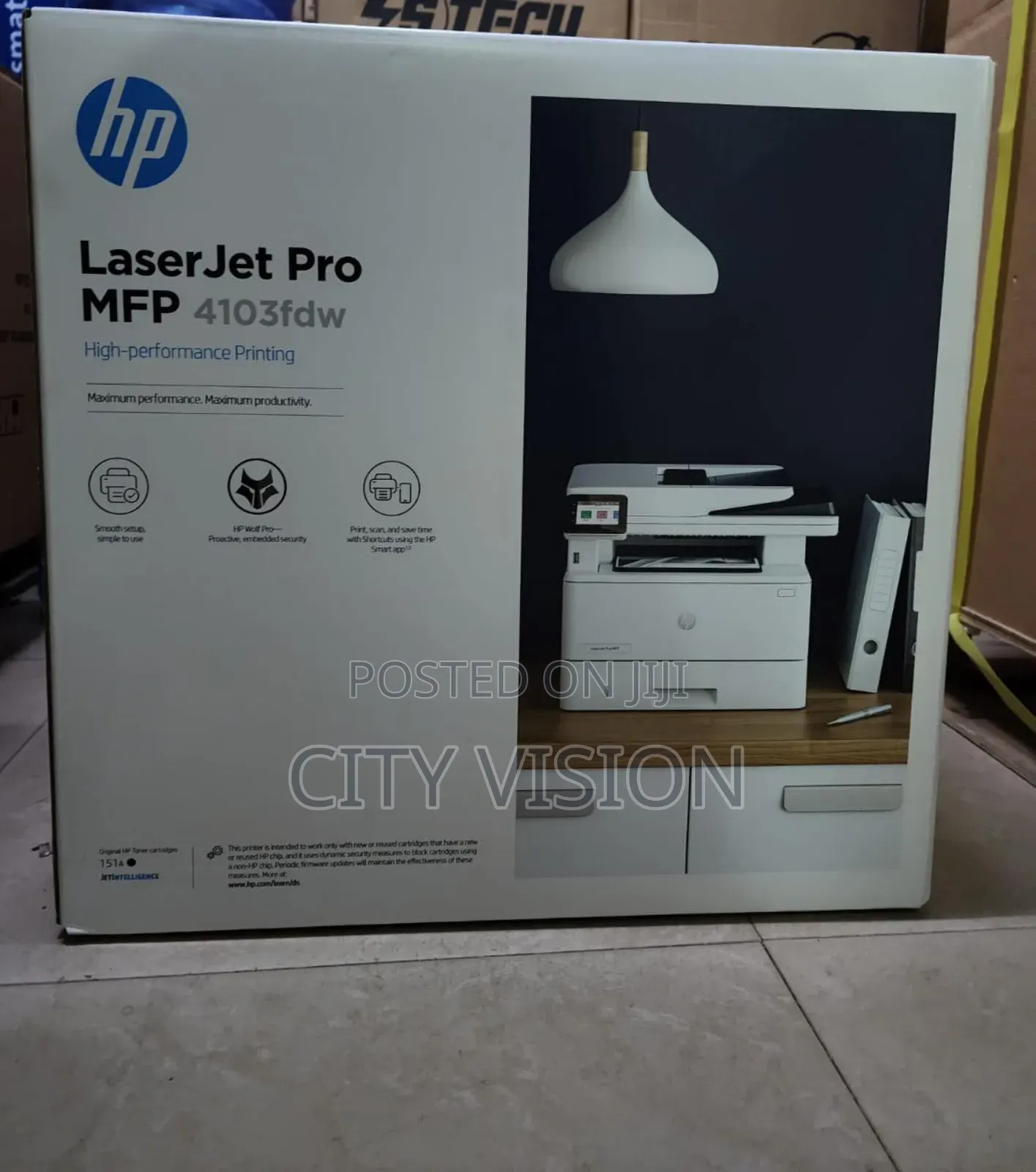 Hp Laserjet Pro MFP 4103fdw Printer Monochrome