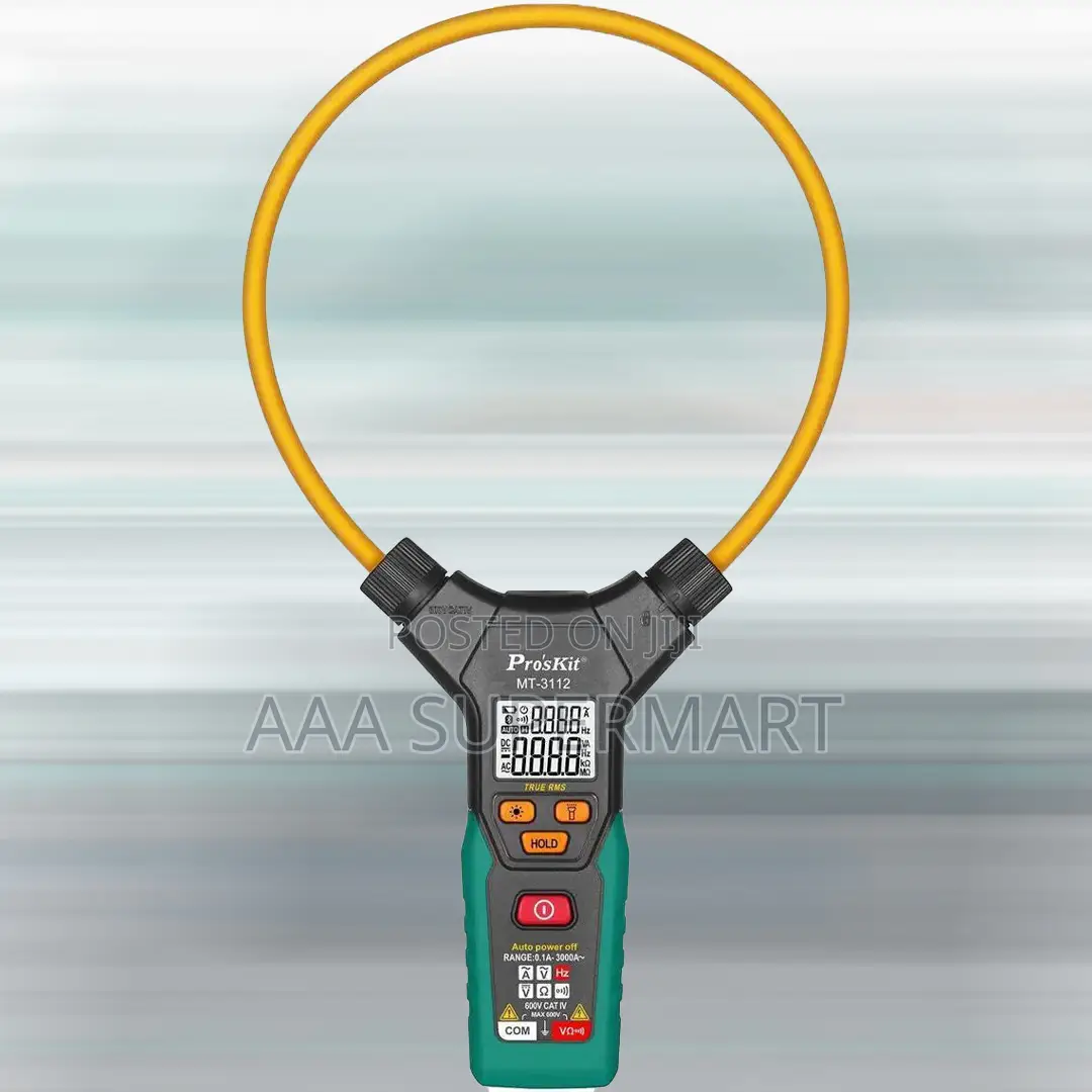 Meter Clamp Digital 3-5/6 1000a True-rms Flex