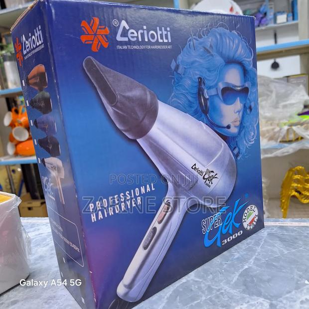 Zeriotti Gek Professional Hairdryer Hair Blowdry Italian Made