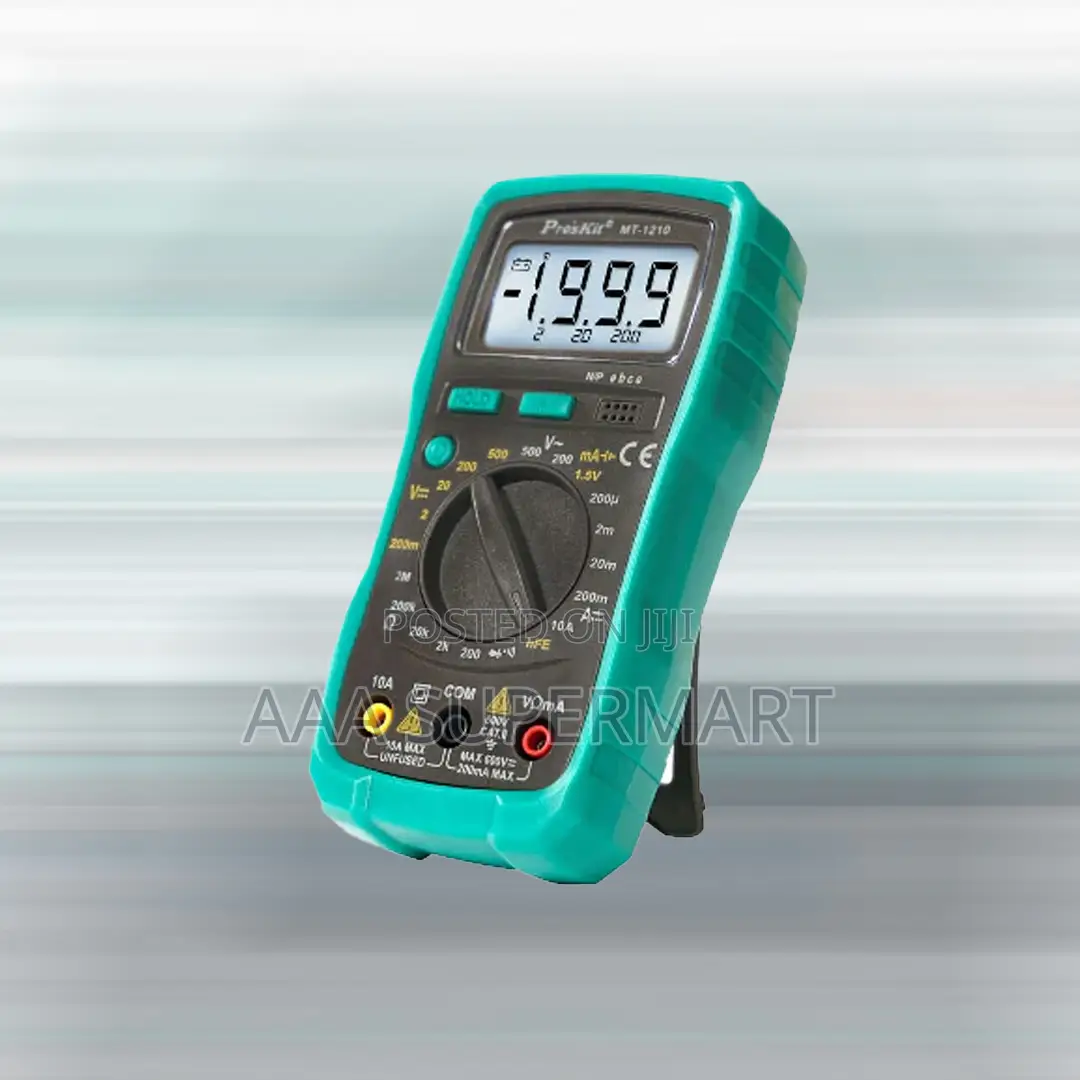 Meter Multi Digital 3-1/2 500v Compact Mt-1210
