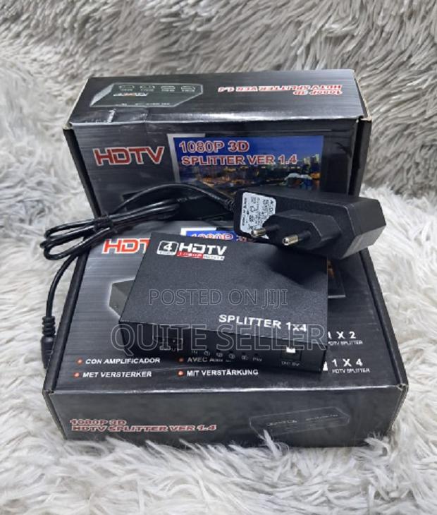 Hdmi Splitter - 1 to 4 Easy to Install and Operate