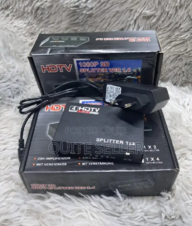 Hdmi Splitter - 1 to 4 Easy to Install and Operate