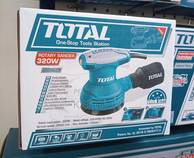 Total 320w Rotary Sander With 5pcs Sand Papers (Tac731251) - main view