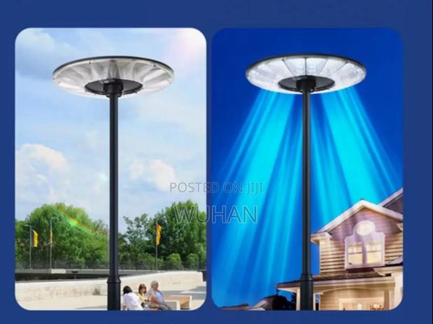 1000 Watts Automatic Solar Garden Lights,Round(Without Stand) Remote