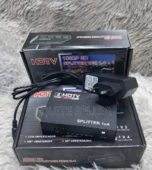 Hdmi Splitter - 1 to 4 - Easy to Use and Carry