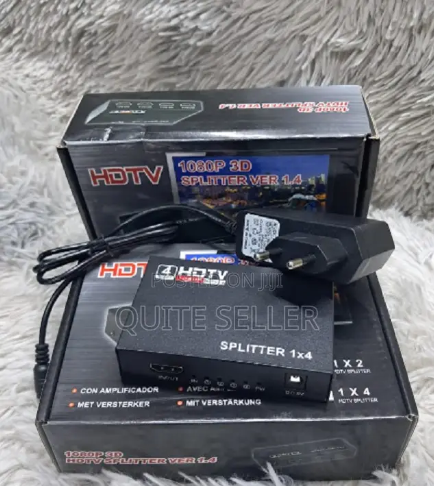 Hdmi Splitter - 1 to 4 - Easy to Use and Carry