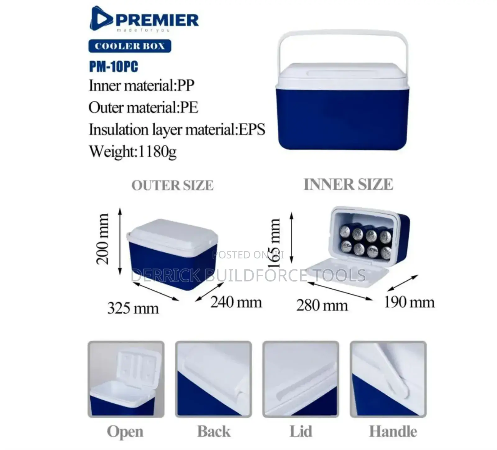 10l Cooler Box
