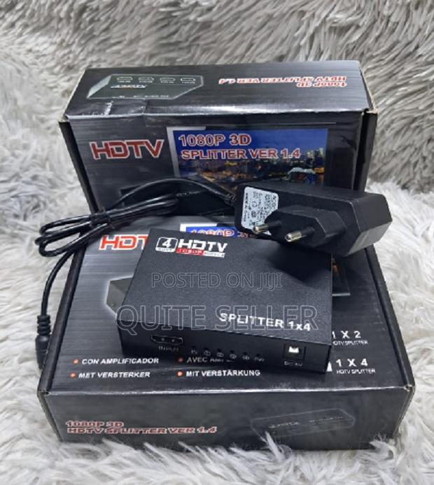 Hdmi 1 in 4 Out Splitter - Input Transmission Distance Ups to 15m.