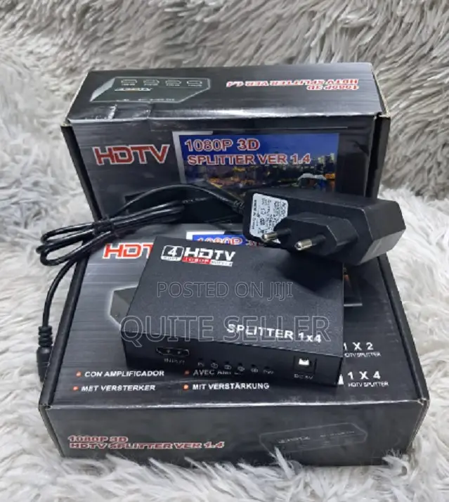 Hdmi 1 in 4 Out Splitter - Input Transmission Distance Ups to 15m.