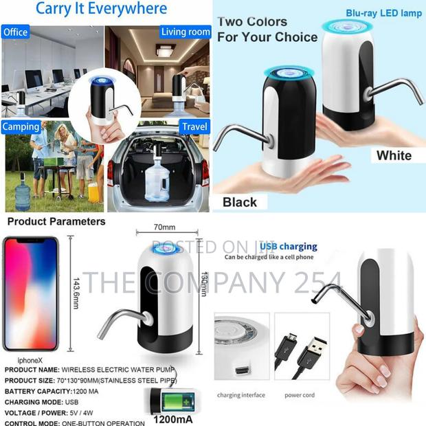 *Automatic Electric Water Pump Dispenser for Outdoor Use and Cooler - thumbnail 2