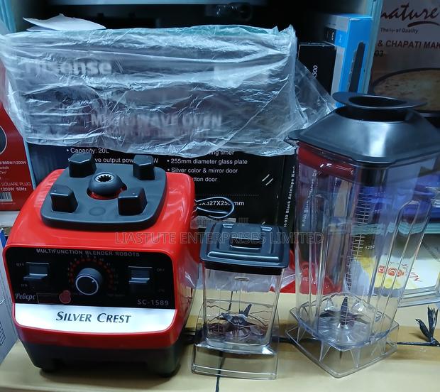 Heavy-Duty Silver Crest Sc-1589 Blender – 2l Jar + Grinder