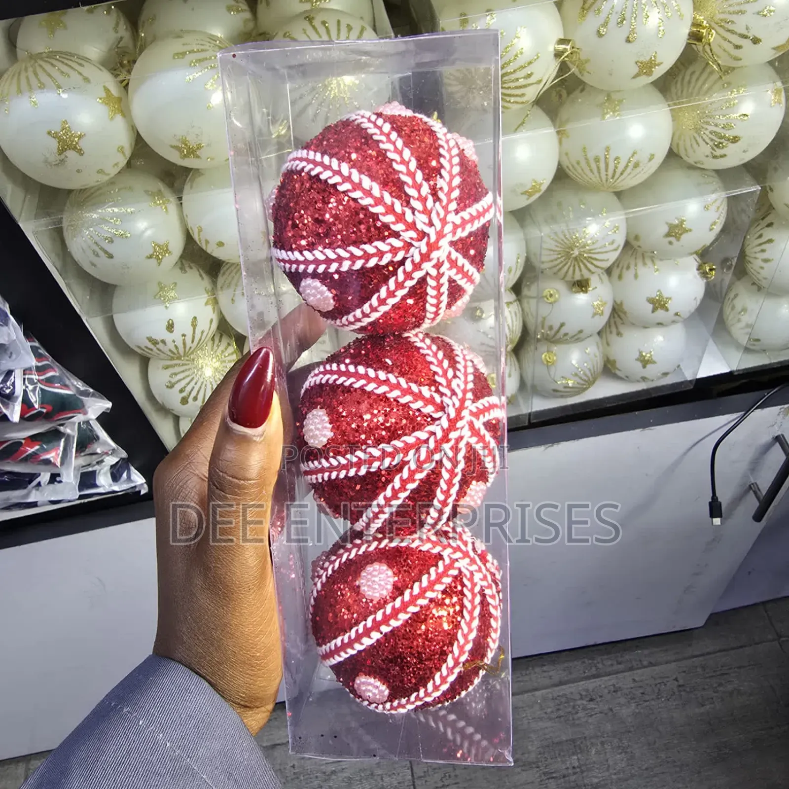 3pc Set Christmas Ball