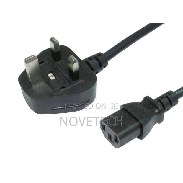 Power Cable Uk Plug 3-Pin Computer Desktop Pc Kettle Lead Power Cord