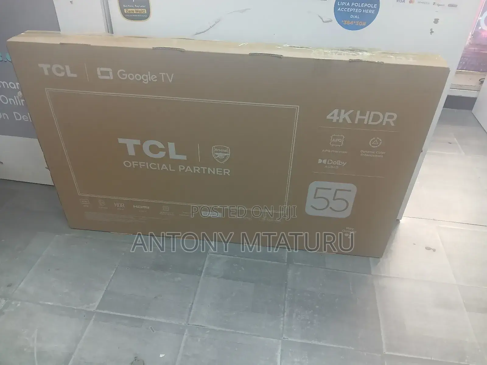 TCL 55′′ 55v6c HDR Google Tv (New 2025)