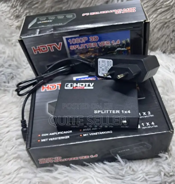 Hdmi Splitter 1 by 4 With Clearly, High-Quality Video on All Screens