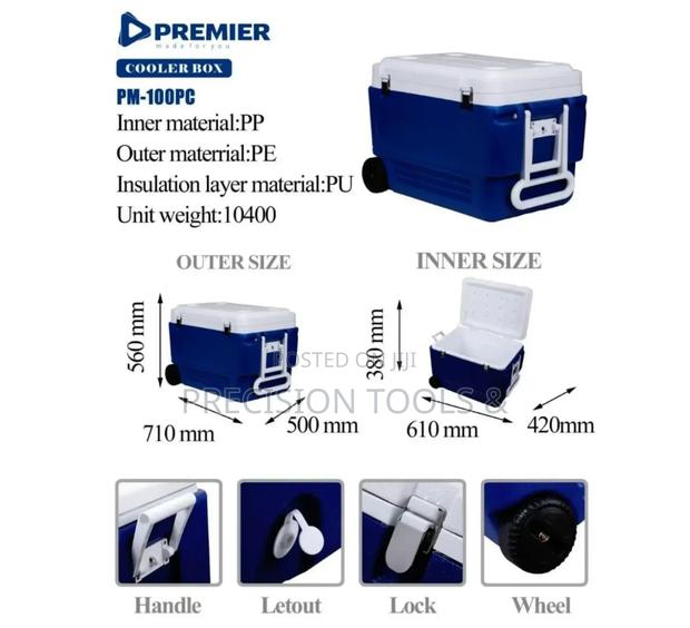 Premier 100l Cooler Box - main view
