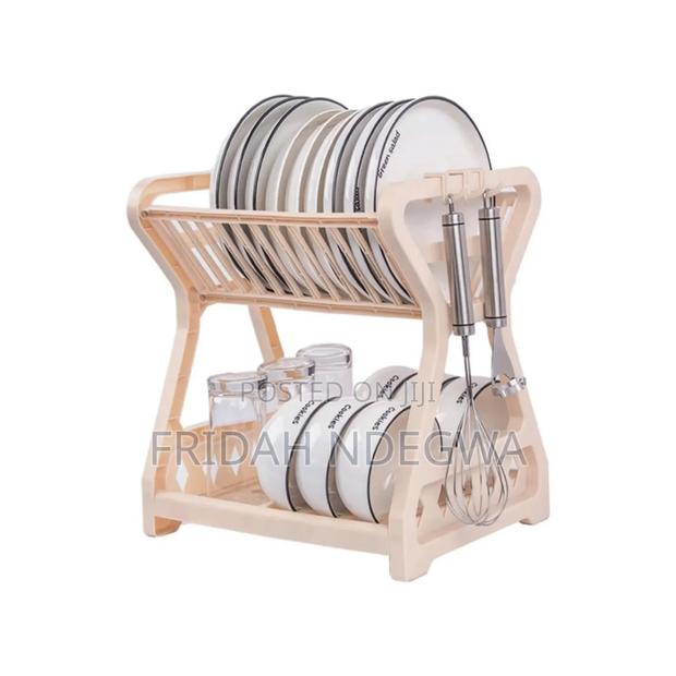 Minimalist 2layer Dish Rack - main view