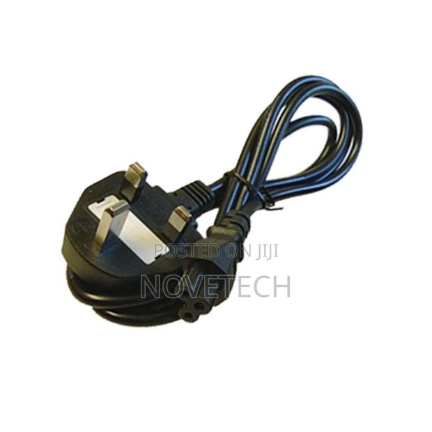 New Black 1.5 M3 Pin Uk Power Clover Cable Laptop Charger Adaptor Lead