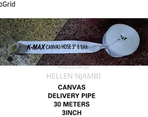 Canvas Delivery Pipe 30metres, 3inch
