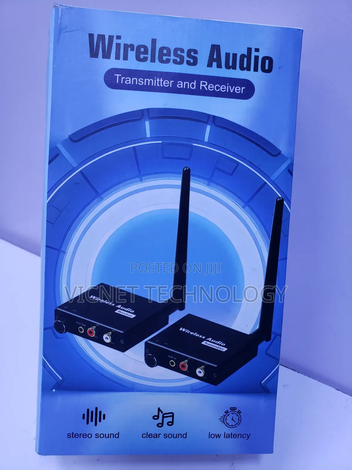 Stereo Sound Wireless Audio With Transmitter and Receiver