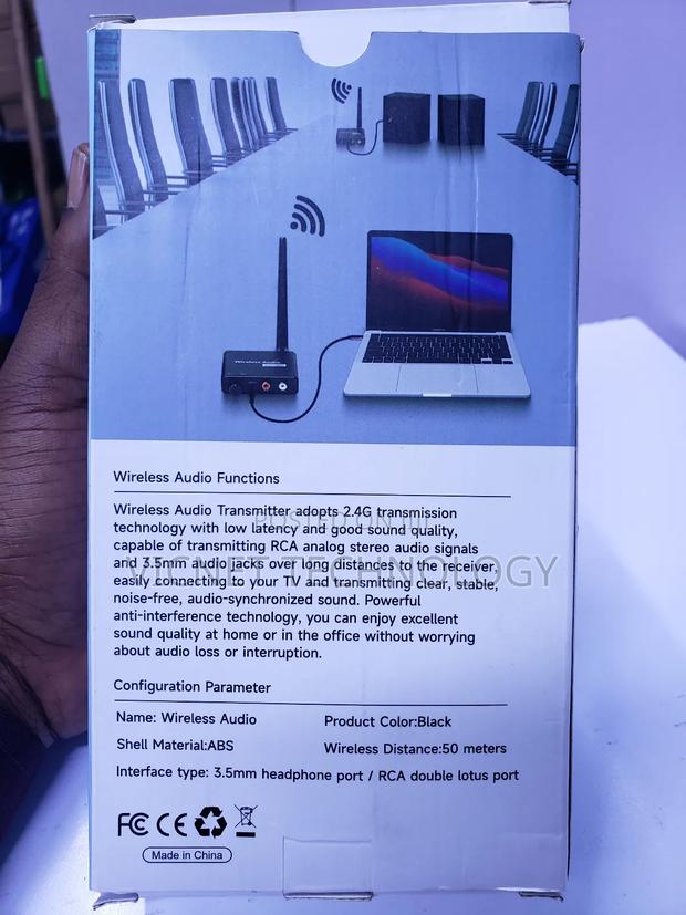 Stereo Sound Wireless Audio With Transmitter and Receiver - thumbnail 3