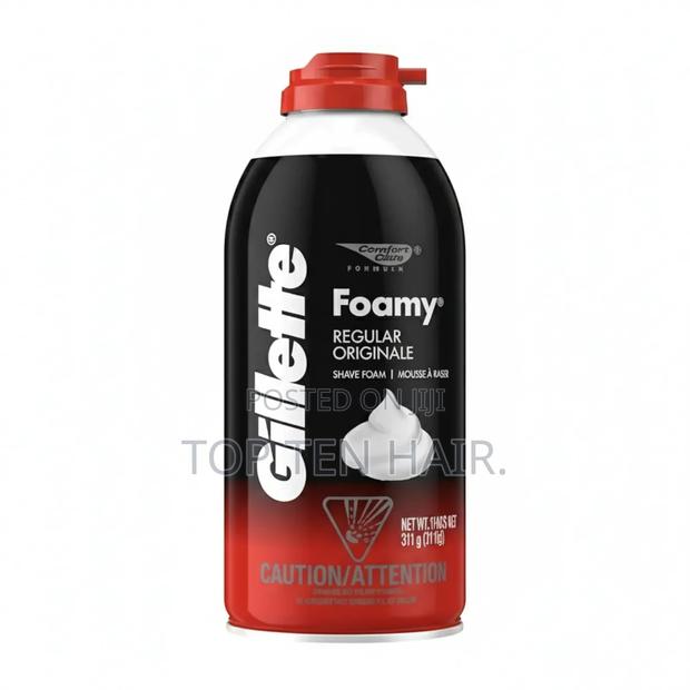 Gillette Foamy Regular Classic Shaving Cream/ Gel for Men.