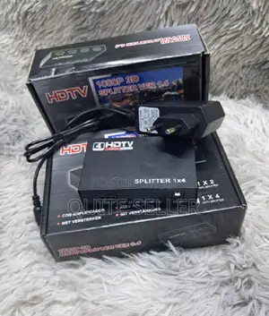  Hdmi Splitter 1 in 4 Out Duplicate / Mirror 1080p 3d Supports