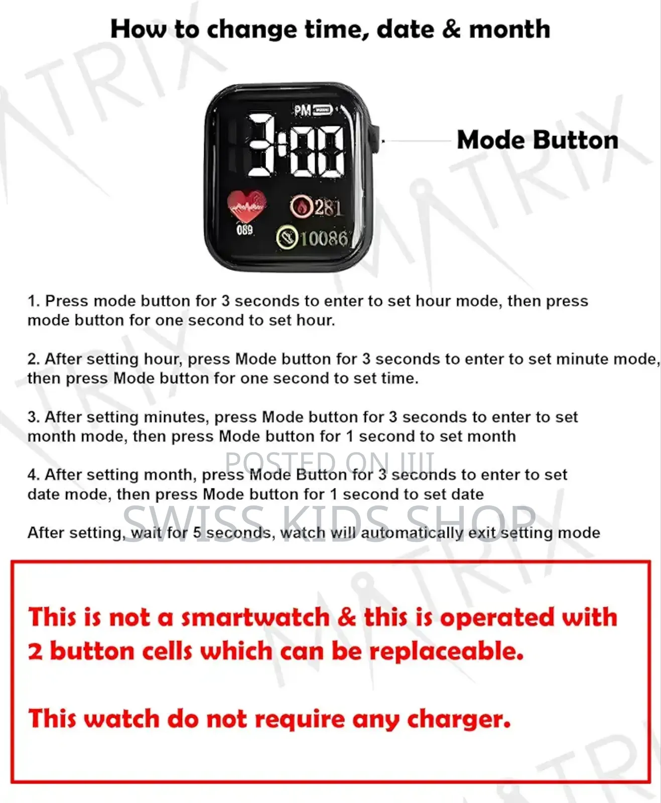 Digital Led Watch