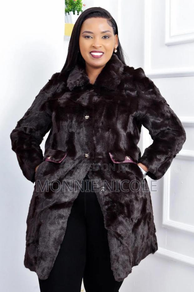 Warm Fur Coat/Trenchcoat - main view