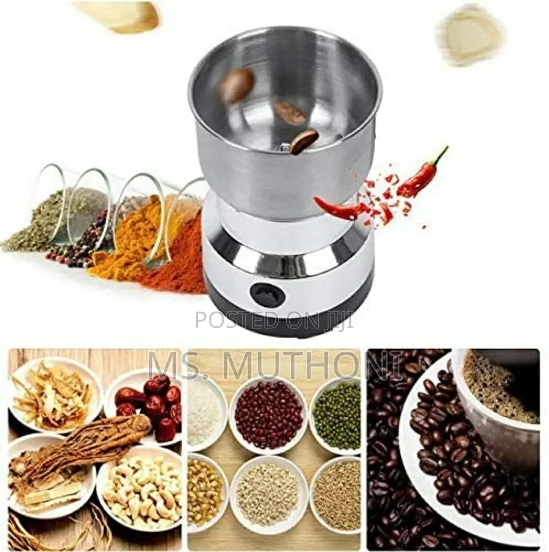 New Improved 8 Blade Mini Electric Fine Grinder