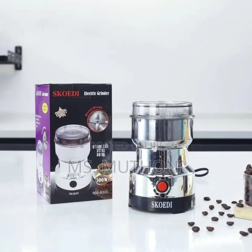 New Improved 8 Blade Mini Electric Fine Grinder