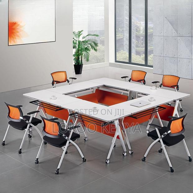 Office Desk : Portable Foldable Workstation Table - thumbnail 5