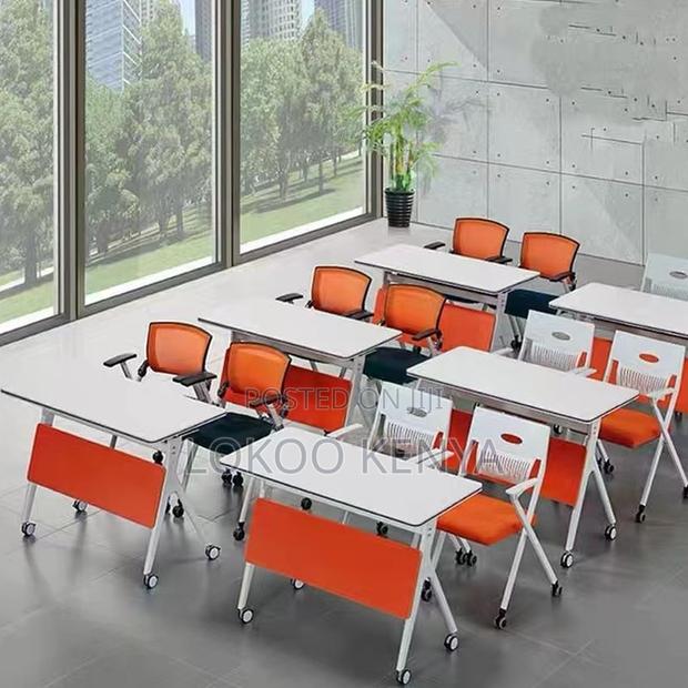 Office Desk : Portable Foldable Workstation Table - thumbnail 6