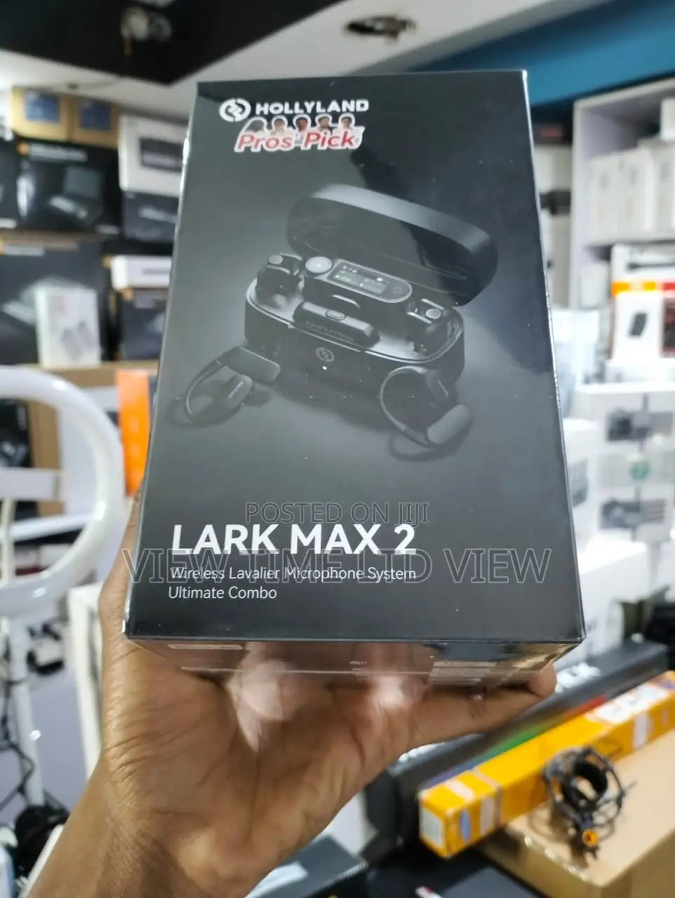 Hollyland Lark Max 2 Ultimate Microphone With Ear Monitors/Airpods