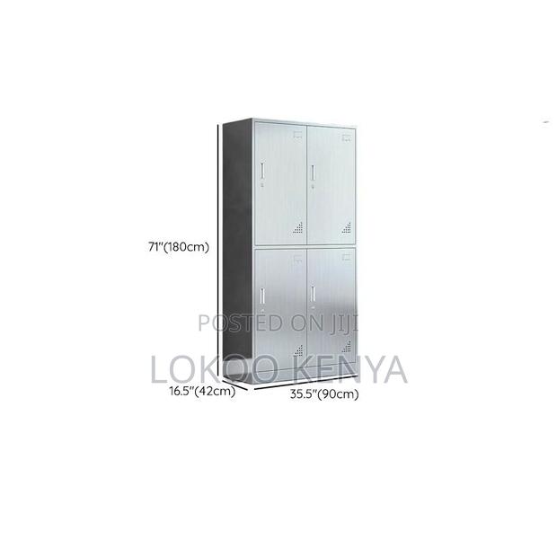 Office Cabinet : 6-Compartment Staff Locker Cabinet - thumbnail 2