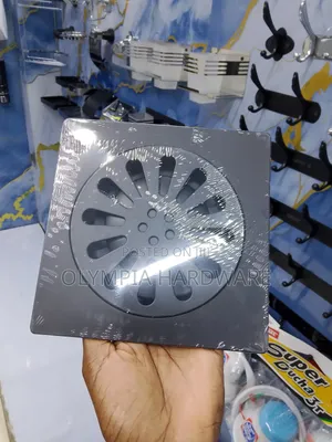 Black Floor Drain 15x15 (Black)
