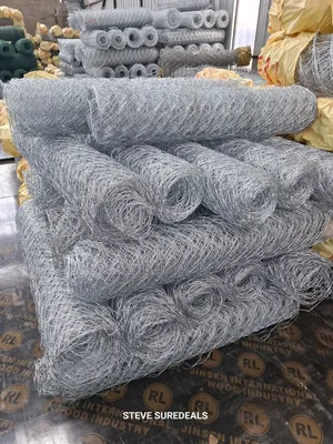 Tripple Twisted Galvanised Chainlink Wire Mesh
