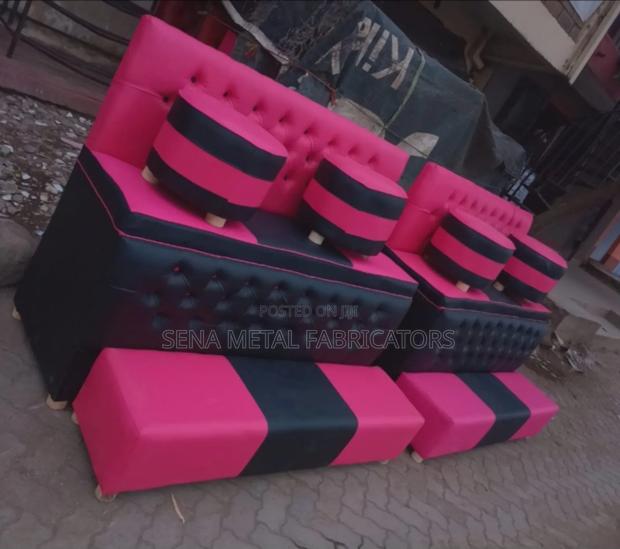 High-Quality Pedicure Couch With Pouffes.
