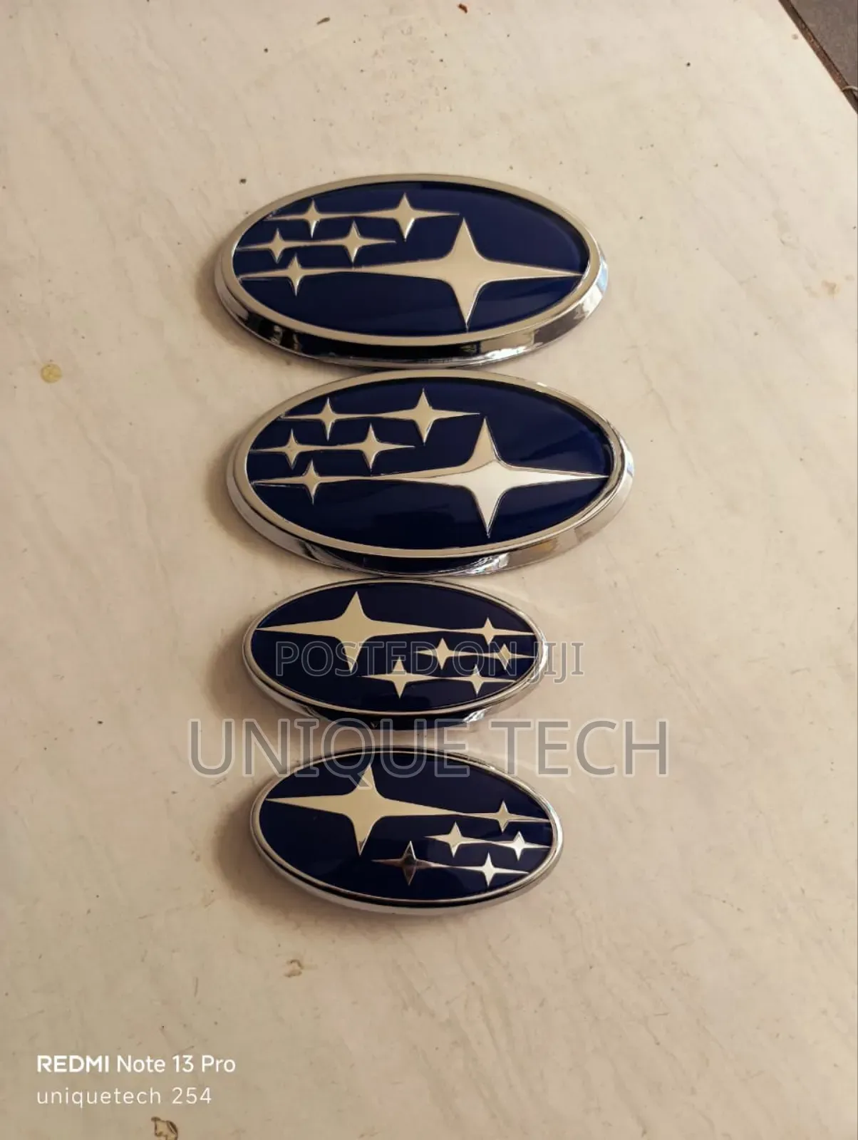 Subaru Boot Emblem /Logo Badge 10cm 14cm Durable Design