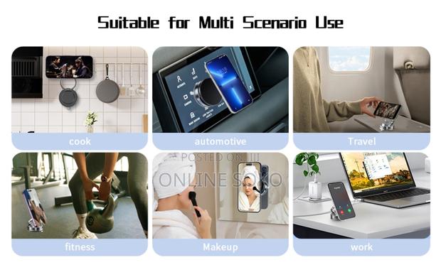 360° Adjustable Vacuum Absorption Magnetic Bracket Phone Holder - thumbnail 5