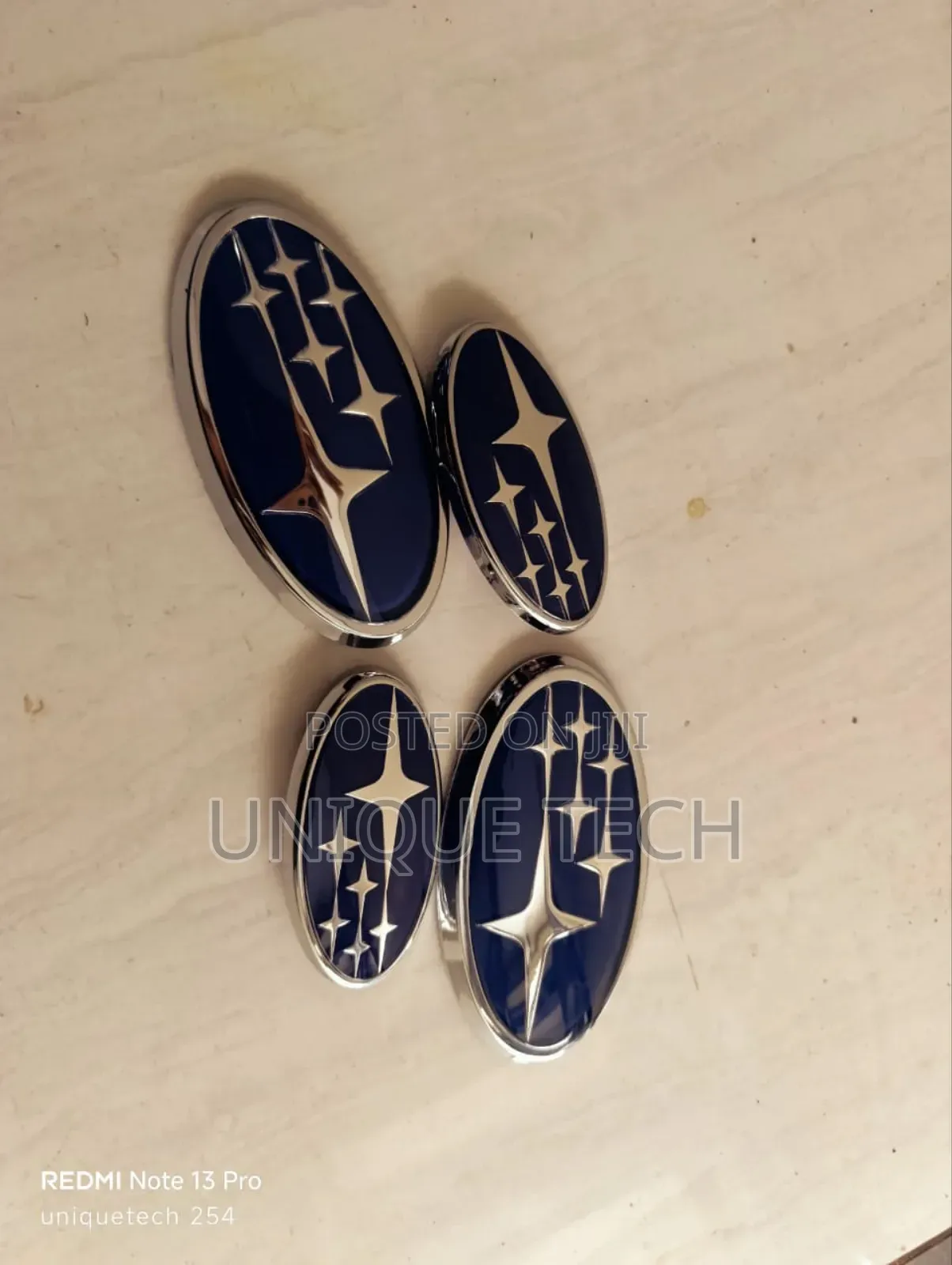 Subaru Logo Badge /Emblem Grill/Boot Universal Fit 10cm 14cm