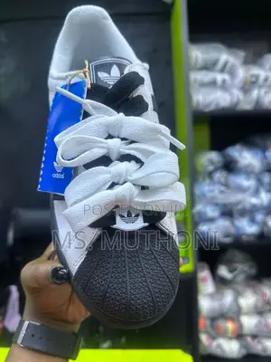 Giay Adidas Superstar 2 Blanc Noir Size 36-45